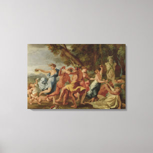 Toile Orgie avant un Herm, c.1634