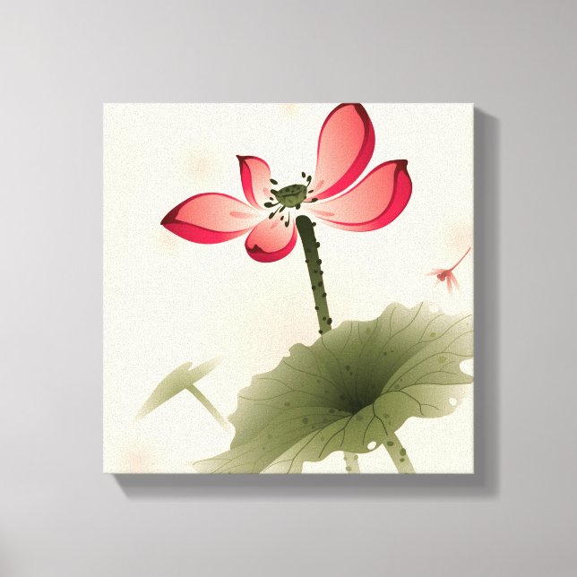 Toile Oriental Lotus (Recto)