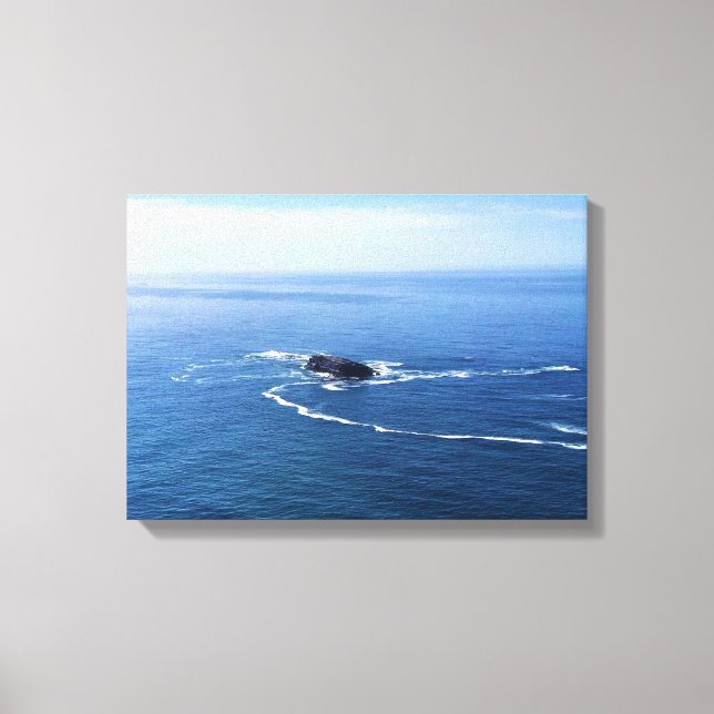 Toile Otter Rock, Cape Foulweather, Newport, Oregon (Recto)