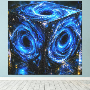 Toile Où les univers se retournent vers l'intérieur - Po