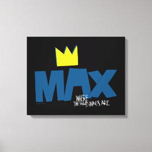 Toile Où sont les choses sauvages Max et Couronne