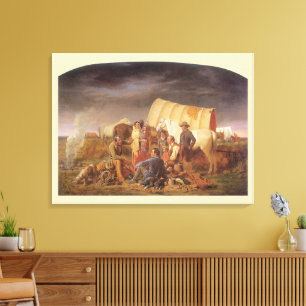 Toile Ouest de l'Amérique vintage, conseils sur les Prai