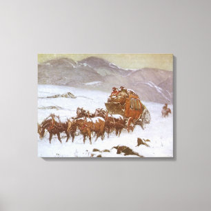 Toile Ouest vintage, pourquoi le courrier était tardif