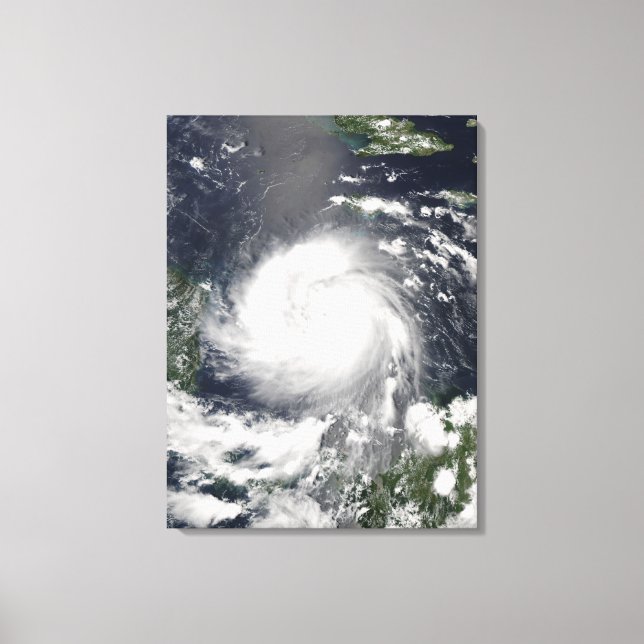 Toile Ouragan Felix (Recto)