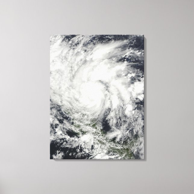 Toile Ouragan Ida au-dessus du Nicaragua (Recto)