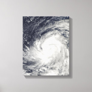 Toile Ouragan Lupit au-dessus de l'océan pacifique