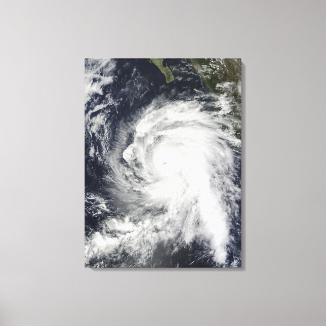 Toile Ouragan Rick au sud-ouest de la Basse Californie (Recto)