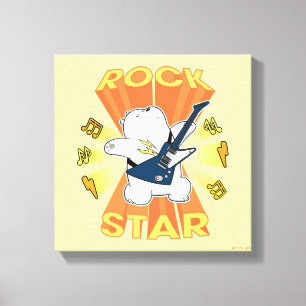 Toile Ours de glace - Rock Star
