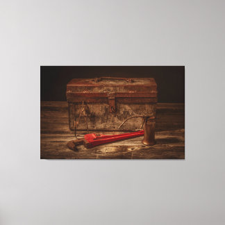 Toile Outils vintages - Imprimer