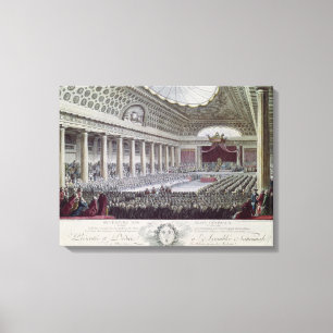 Toile Ouverture du général de domaines à Versailles