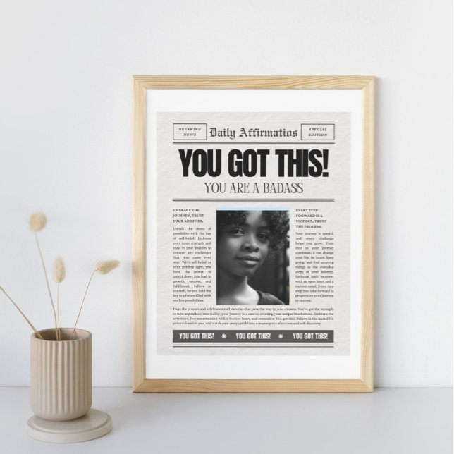 Toile Page de couverture du journal des Affirmations fém (Créateur téléchargé)