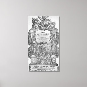 Toile page de 'Della Musica Antica et de della Moderna