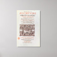 Page de titre de 'Abbatis Karoli Magni Regis'