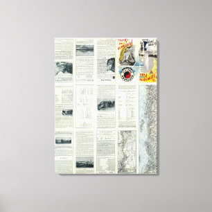 Toile Page des textes du parc national 2 de Yellowstone