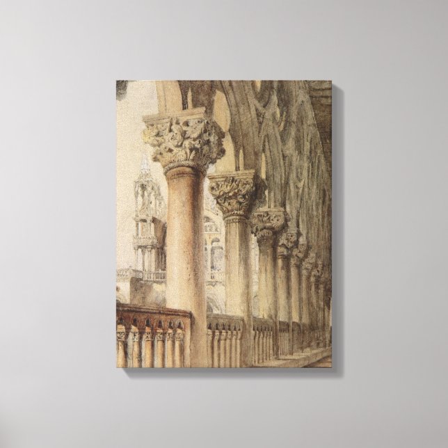 Toile Palais Ducal (par John Ruskin) (Recto)