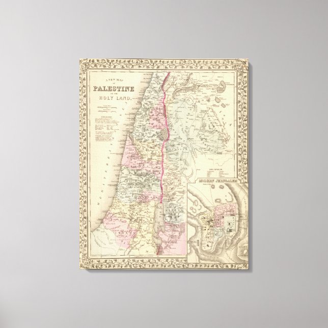 Toile Palestine, Jérusalem (Recto)