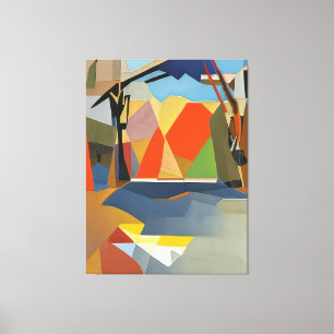 Toile Palette de la nature, no 001 - Botanique Abstraite