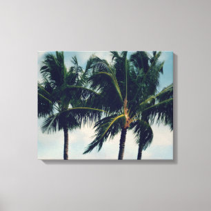Toile Palmiers d'Hawaii