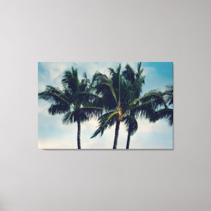 Toile Palmiers d'Hawaii