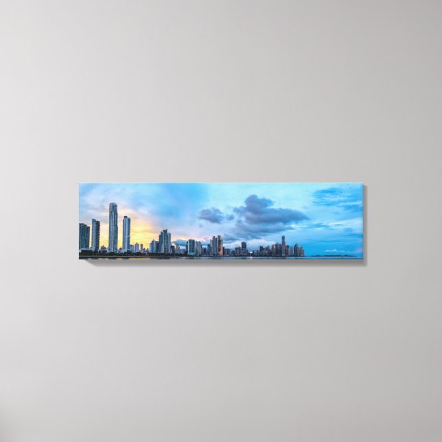 Toile Panama City By the Sea Skyline Canvas Imprimer (Recto)