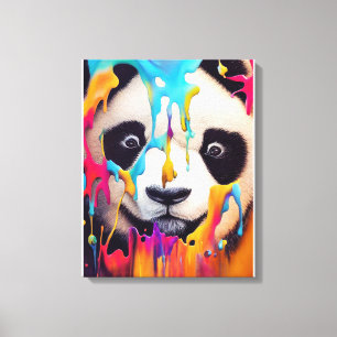 Toile Panda Bear Animal Discovery Aventure Nature