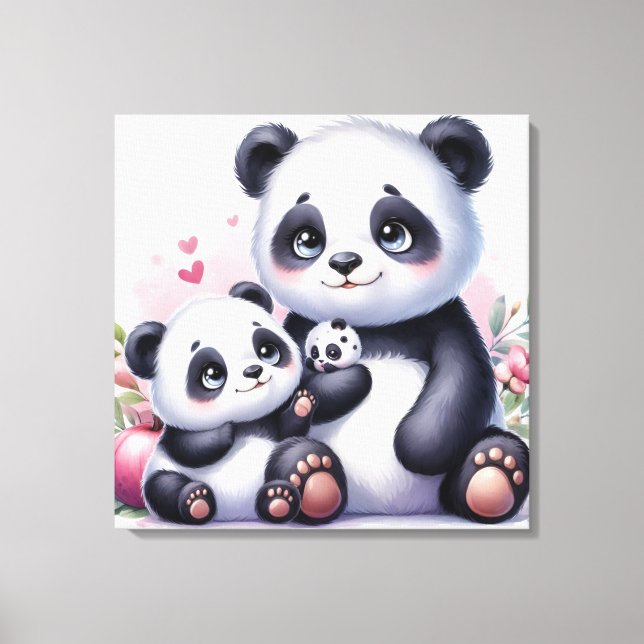 Toile Panda Parenthood (Recto)