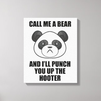 Toile Panda Punch Canvas Print (Iris Wildthyme)