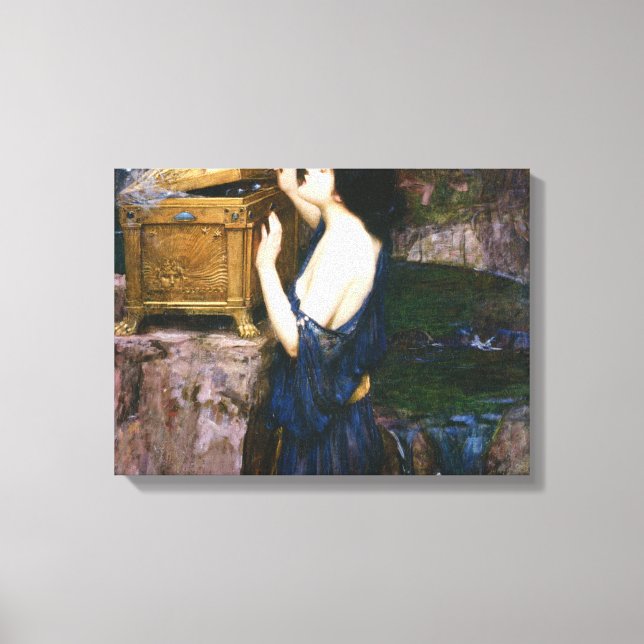 Toile Pandora's Box - John William Waterhouse (Recto)