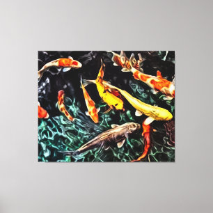 Toile Panneau Blue Fish Aquarium Sea Wall Art Peinture