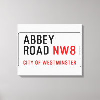 Panneau de rue Abbey Road