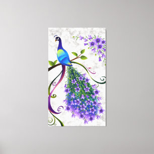 Toile Panneau Peacock Imaginaire 3