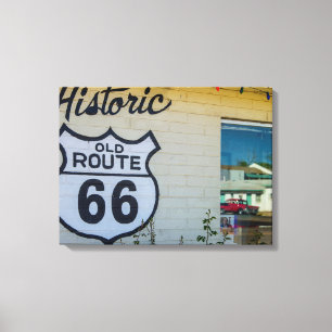 Toile Panneau Route 66