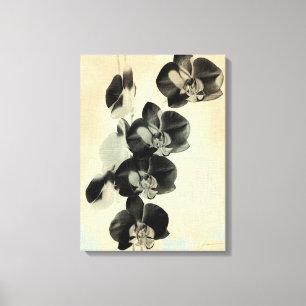 Toile Panneaux bleus orchidées III