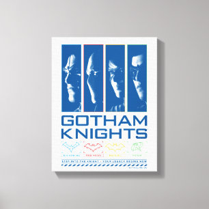 Toile Panneaux de visage Gotham Knights