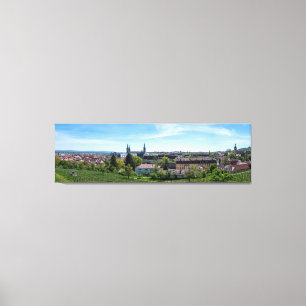 Toile Panorama de la vieille ville historique de Bamberg