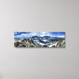 Toile Panorama sur les Minarets et le lac Iceberg - Sier