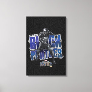 Toile Panthère noire   T'Challa - Graphique de panthère 