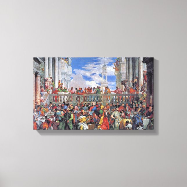 Toile Paolo Veronese - Le Mariage à Cana (Recto)