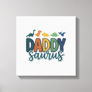 Toile Papa Saurus Mignon Dinosaure Papa Conception de Ve