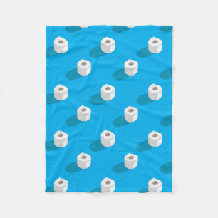 Toile Paper Shortage Funny Fleece Blanket