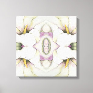 Toile Papier blanc Calla Lily