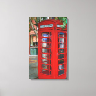 Toile Papier de la cabine téléphonique de Londres