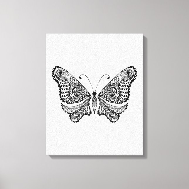 Toile Papillon de style 6 (Recto)