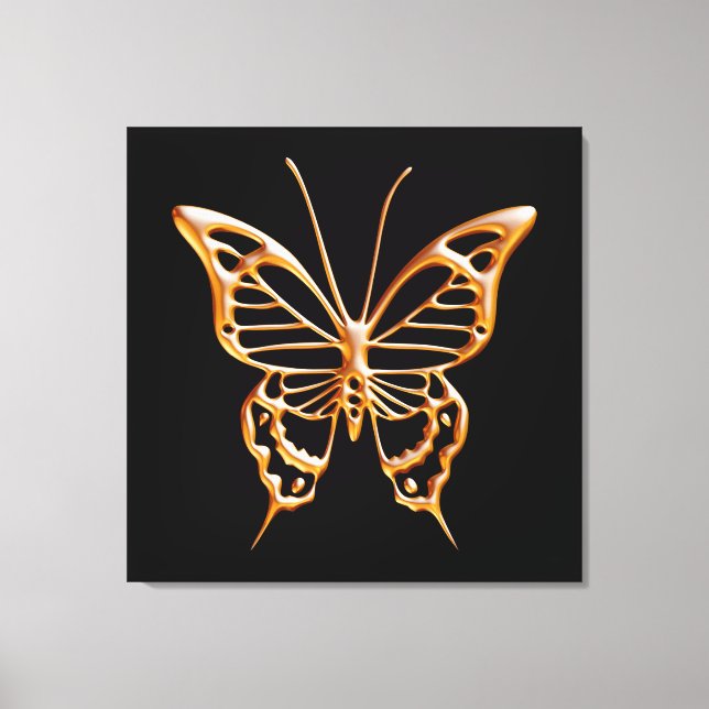 Toile Papillon d'or (Recto)
