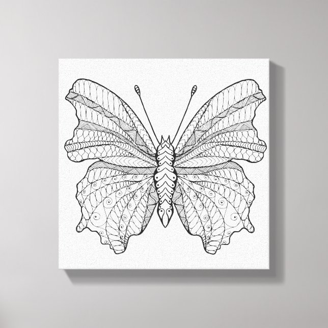 Toile Papillon style 18 (Recto)