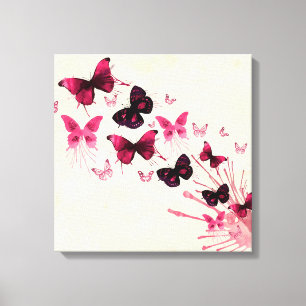 Toile Papillons