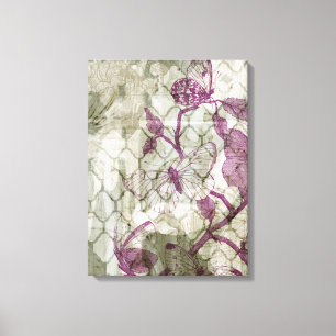 Toile Papillons d'arabesque IV