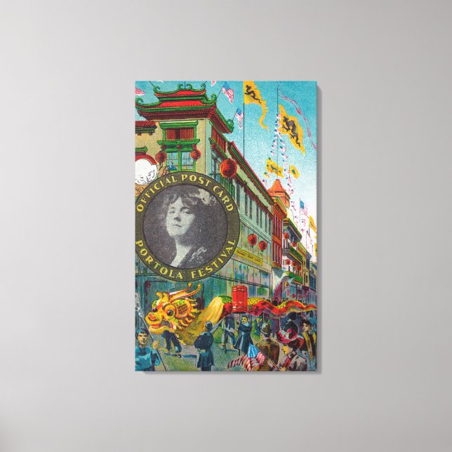Toile Parade de Chinatown pour le Festival de Portola (Recto)