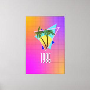 Toile Paradis tropical de 1986