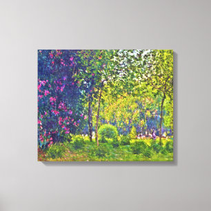 Toile Parc Monceau Claude Monet